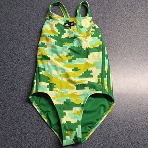 Adidas Lego Racer Back One Piece Swimsuit, Child 9/10